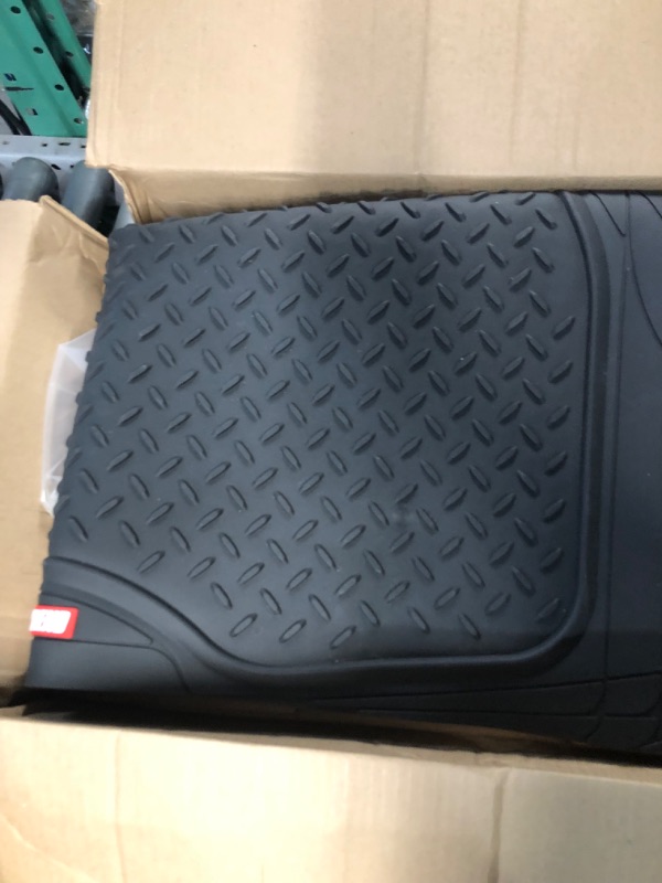 Photo 2 of Motor Trend All Weather Semi-Custom Fit Heavy Duty Rubber Floor Mats for Auto Car Truck Van SUV