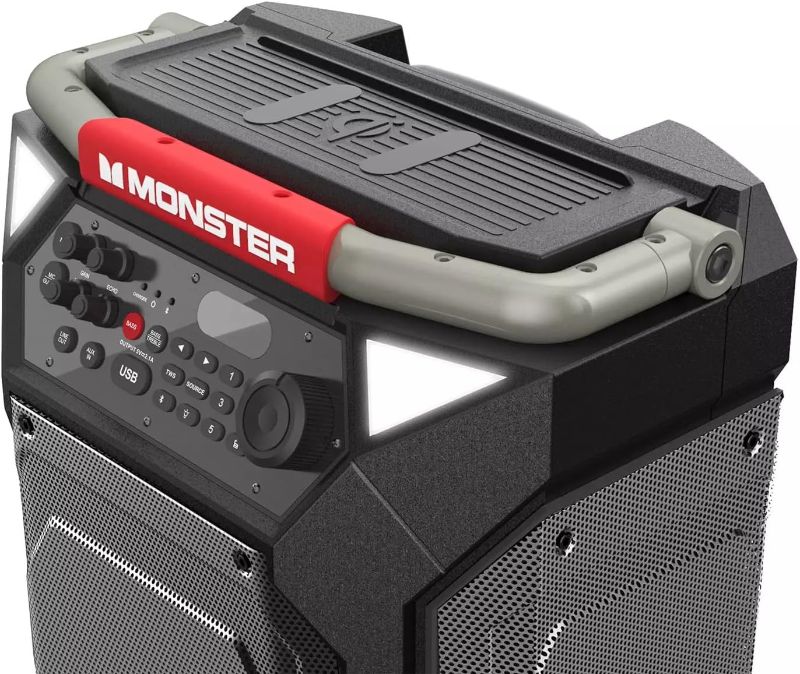 Photo 4 of Monster Cable Monster Rockin Roller 360 Indoor/Outdoor Bluetooth Speaker