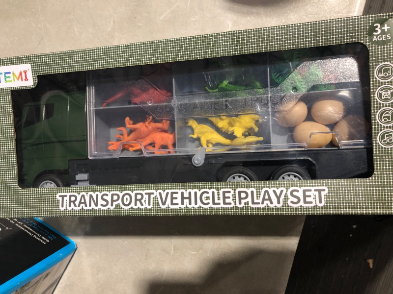 Photo 3 of * see all images *
SNAEN 39 in 1 Dinosaur Toy Truck for Kids 3-7 with Play Mat, Dino Transport Carrier