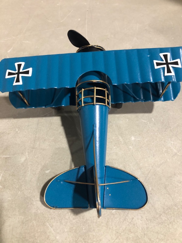 Photo 3 of * used * see all images *
Vintage Retro Wrought Metal Iron Biplane Plane Aircraft Handicraft Models 