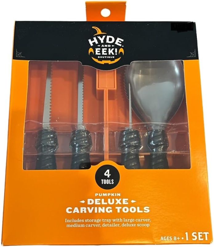 Photo 1 of 
Hyde and Eek Boutique Deluxe Pumpkin Carving Tools - 4 Tools
