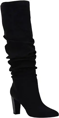 Photo 1 of Juliet Holy Womens Knee High Boots Pointed Toe Pull On Chunky Heel Winter Booties 5 1/2