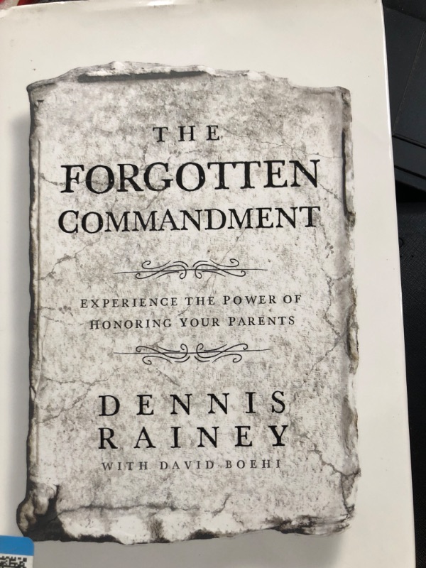 Photo 1 of The forgotten commandment dennis rainey 