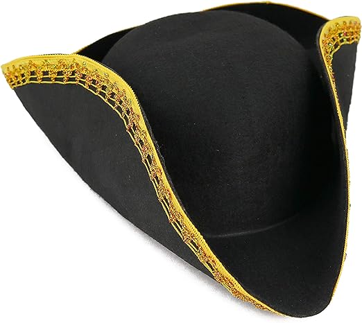 Photo 1 of Colonial Black Tricorn Hat 