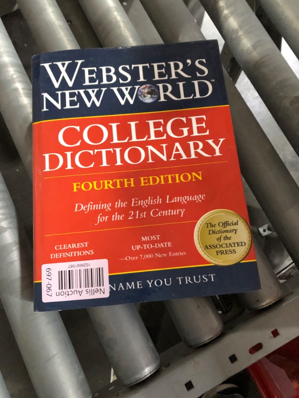 Photo 1 of Websters worldwide college dictionary fourth edition, defining the English language for the 21st century most up-to-date over 7000 new entries