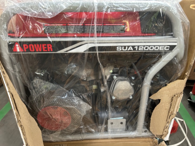 Photo 6 of A-iPower SUA12000EC 12000-Watt Gas Powered Generator W/Electric Start (CARB/EPA), 12000 Watt, Wheel Kit Included 12000W + Electric Start + CARB Generator