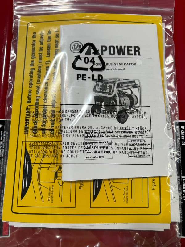 Photo 5 of A-iPower SUA12000EC 12000-Watt Gas Powered Generator W/Electric Start (CARB/EPA), 12000 Watt, Wheel Kit Included 12000W + Electric Start + CARB Generator