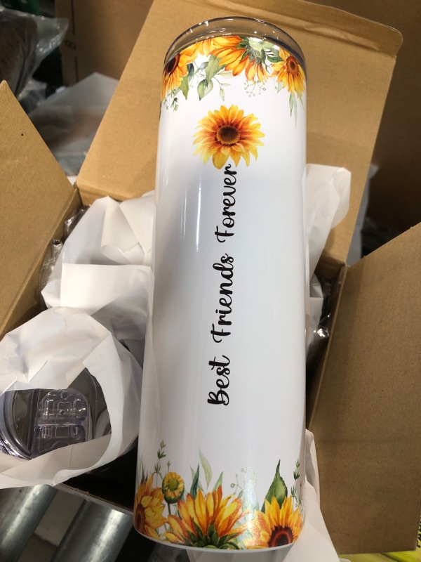 Photo 1 of  4 Pack Friends Gift Friendship Tumbler We Are Friends Cups Stainless Steel 20 oz 