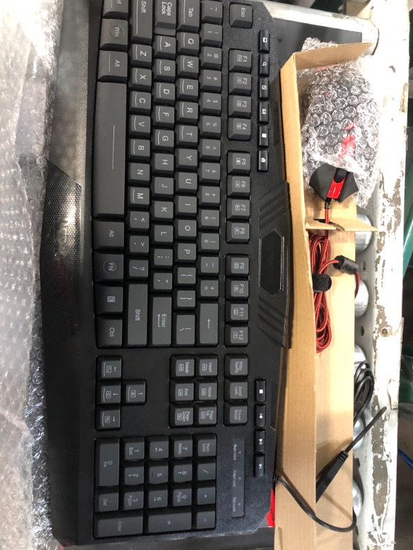 Photo 2 of Redragon S101 Gaming Keyboard, M601 Mouse, RGB Backlit Gaming Keyboard, Programmable Backlit Gaming Mouse, Value Combo Set [New Version] Black