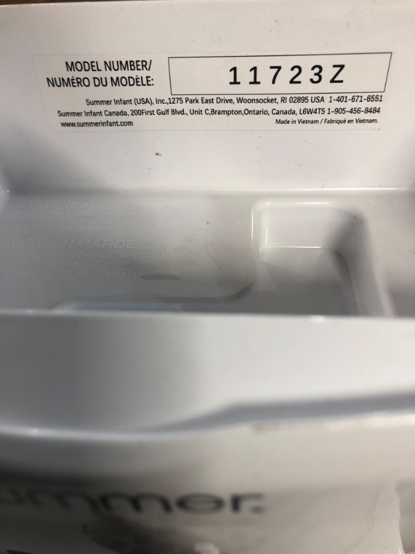 Photo 3 of ****MISSING PARTS***Summer My Size Potty Lights and Songs Transitions, White – Realistic Potty Training Toilet with Interactive Handle that Plays Music for Kids, Removable Potty Topper/Pot, Wipe Compartment, Splash Guard White w/ Lights & Songs