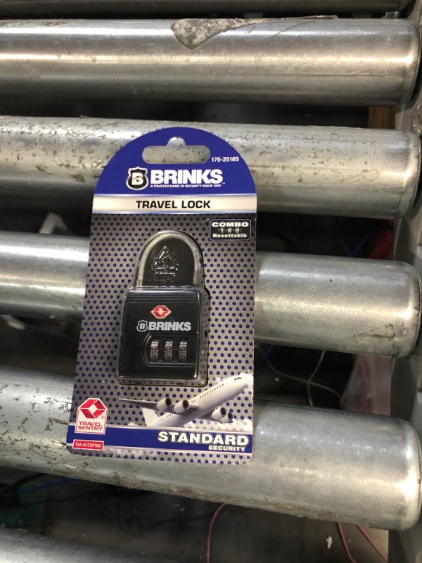 Photo 2 of *** NONREFUNDABLE  PARTS ONLY****Brinks Travel Luggage Combination Padlock, 1-3/8-in Wide x 1-1/8-in Shackle, TSA Accepted