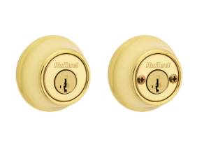 Photo 1 of *** NONREFUNDABLE  PARTS ONLY****Kwikset Series 665 Polished Brass Double Cylinder Deadbolt with SmartKey