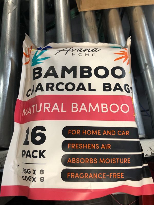 Photo 2 of (16 Pack) Bamboo Charcoal Air Purifying Bag - Charcoal Bags Odor Absorber