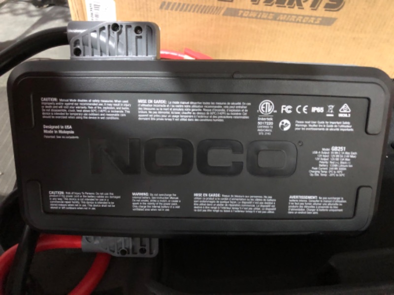 Photo 6 of NOCO Boost Max GB251 3000 Amp 24-Volt UltraSafe Portable Lithium Jump Starter Box