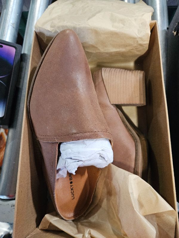 Photo 2 of Lucky Brand Women's Bryanna Slip-On Asymmetrical Cutout Mules Sz 9M