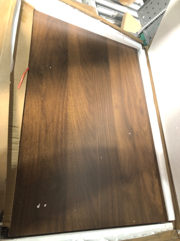 Photo 1 of VICLLAX 3 Drawers Locking Mobile File Cabinet, Under Desk Storage Filing Cabinet for Home Office, Brown Walnut 3-drawer Walnut-lockable