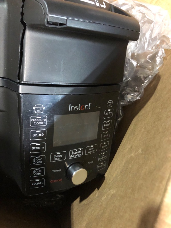 Photo 3 of (PARTS ONLY/ NO REFUNDS) Instant Pot Duo Crisp Ultimate Lid, 13-in-1 Air Fryer and Pressure Cooker