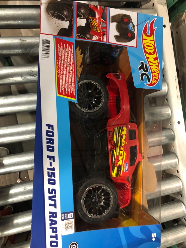 Photo 2 of ?Hot Wheels Remote Control Truck, Red Ford F-150 RC Vehicle 