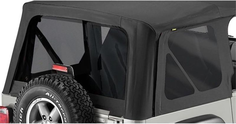 Photo 1 of Bestop 5812835 Tinted Window Kits For Bestop Replace-A-Top Soft Tops Black Diamond*GREY