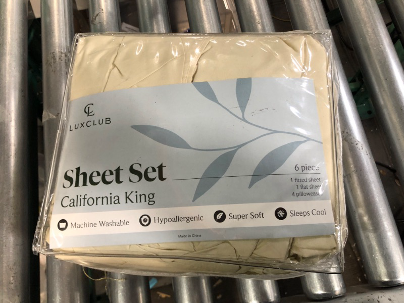 Photo 2 of * california king * used *
California Design Den Luxury 4 Piece Sheet Set 