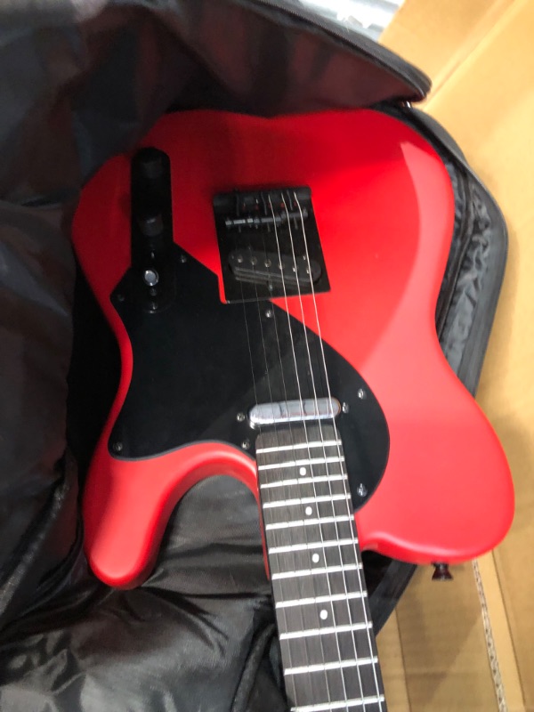 Photo 2 of  Electric Guitar with 20Watt Amp, Full Size RED