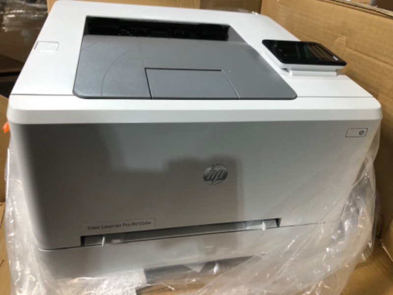 Photo 2 of HP Color Laserjet Pro M255dw Wireless Laser Printer, Remote Mobile Print, Duplex Printing (7KW64A), White, One Size 