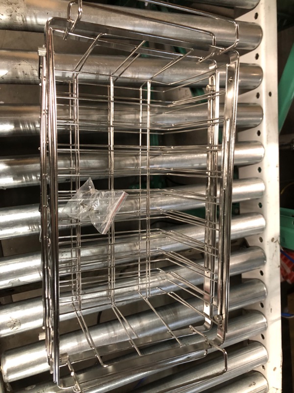 Photo 2 of Orgneas Freezer Baskets for Chest Freezer, Expandable Wire Basket Storage Adjustable 16.5" to 26.5", Stainless 2pcs