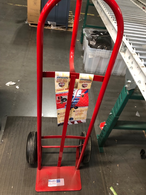 Photo 2 of ***DAMAGED READ NOTES***Milwaukee 800-lb Capacity Red Steel Heavy Duty Hand Truck 70019