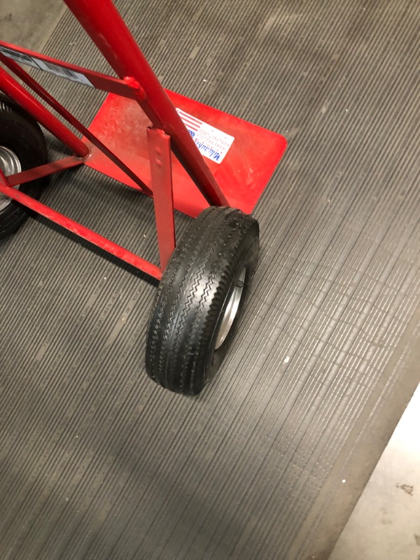 Photo 3 of *DAMAGED* Milwaukee 800-lb Capacity Red Steel Heavy Duty Hand Truck 70019