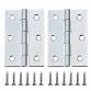 Photo 1 of *missing parts* RELIABILT 2-in H Silver Mortise Interior Door Hinge (2-Pack) Pack of 5 - 10 total 
