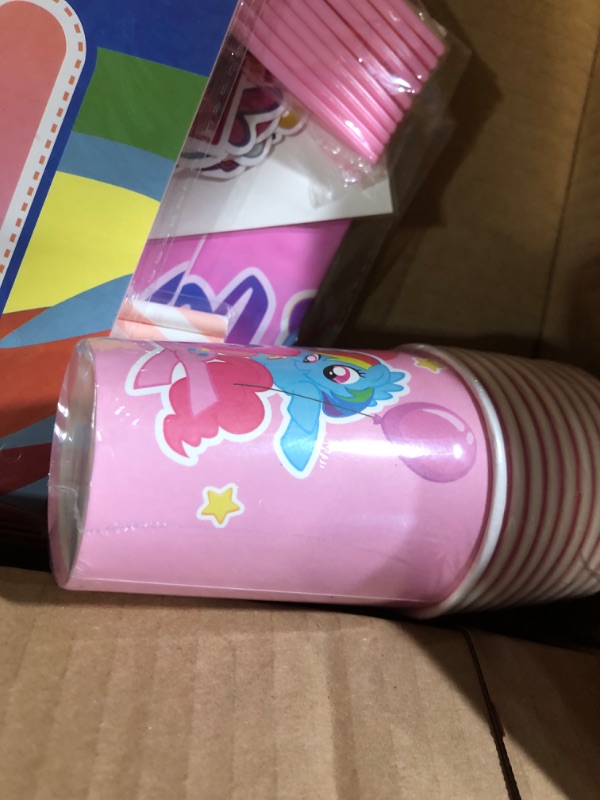 Photo 1 of *stock photo for reference* Treasures Gifted Officially Licensed My Little Pony Birthday Party Supplies -