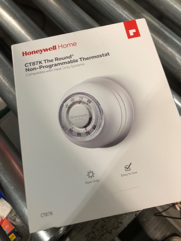 Photo 3 of *non refundable - parts only* Honeywell Home Round 24-Volt Mechanical Non-Programmable Thermostat
