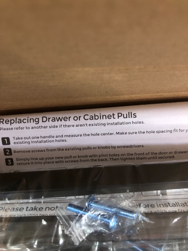 Photo 1 of Ravinte 10 Pack 18 Inch Kitchen Square Cabinet Handles Matte Black (18 Inch Hole Center)