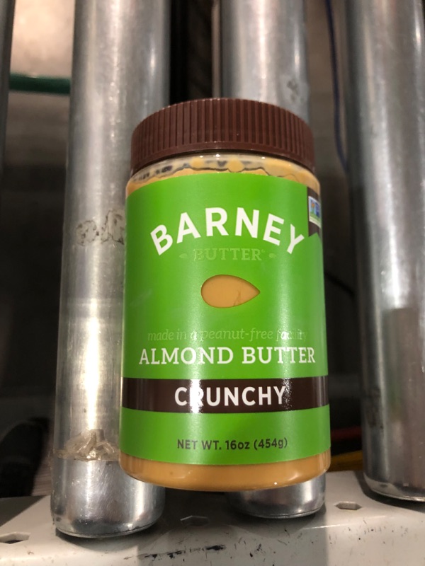 Photo 3 of ***EXPIRES APRIL 05 2024***
Barney Butter Almond Butter, Crunchy, 16 Ounce Jar, Skin-Free Almonds, No Stir, Non-GMO, Gluten Free, EXP 4/5/24