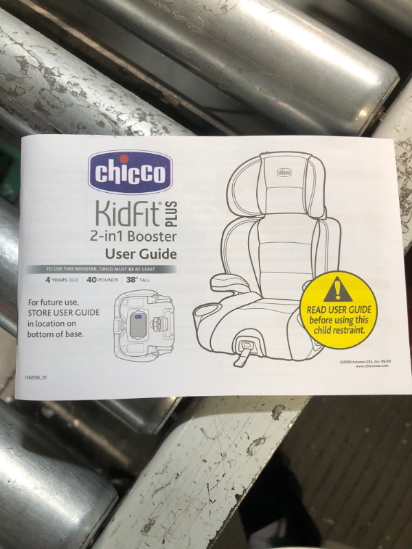 Photo 4 of Chicco KidFit® ClearTex® Plus 2-in-1 Belt-Positioning Booster Car Seat, Backless and High Back Booster Seat | Reef/Navy
