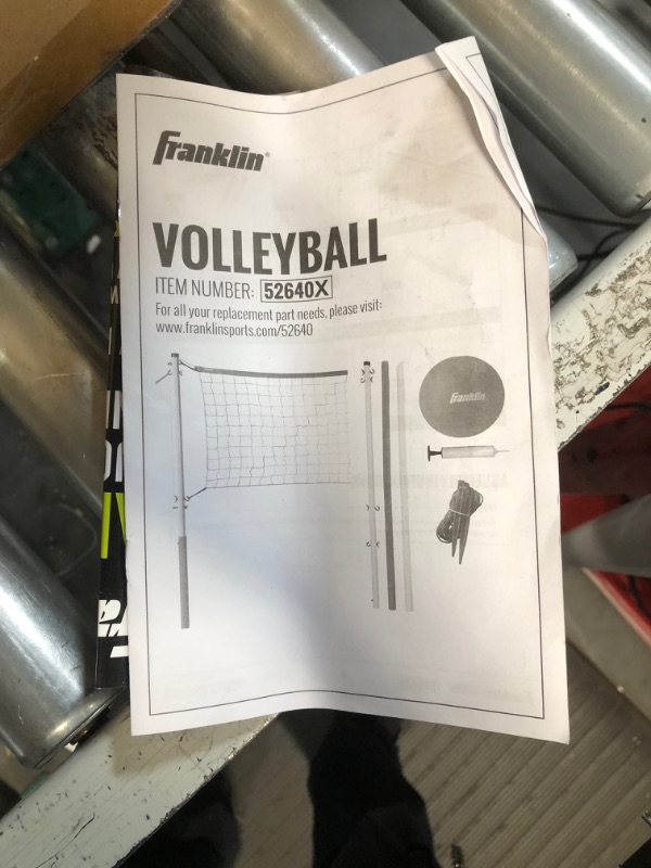 Photo 2 of Franklin Sports Volleyball Net Sets - Nets with Poles +  Carry Bag for Storage