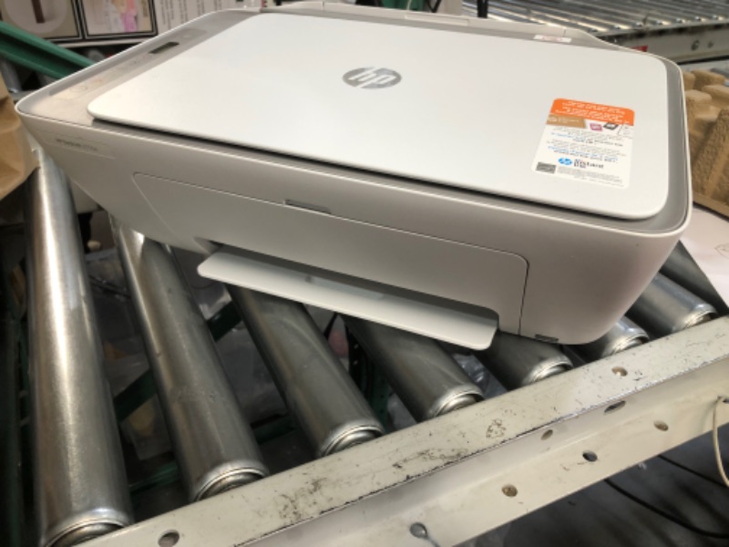 Photo 2 of HP DeskJet 2755e Wireless Color All-in-One Printer (26K67A), white