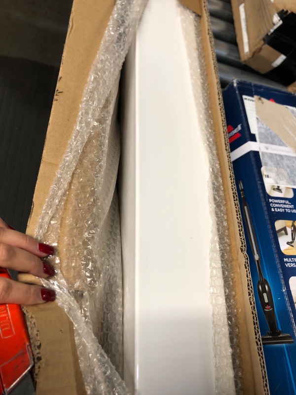 Photo 1 of Mail Boss 7125 In-Ground Mounting Post, Alpine White Mailbox Alpine White Post