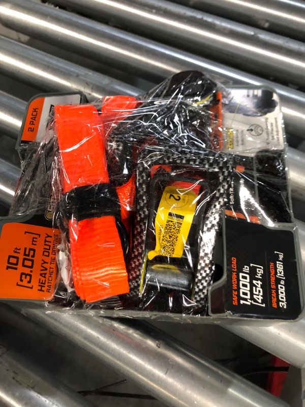 Photo 1 of SmartStraps Ratchet Straps - 10ft OR Padded Ratchet HDuty 2pk 3,000lb 2 Pack 10' 3000 lb