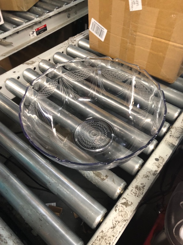 Photo 1 of **PARTS ONLY** Nostalgia LPF230 3-Tier Lighted Party Fountain, Holds 1.5 Gallons, LED Lighted Base, Includes 8 Reusable Cups