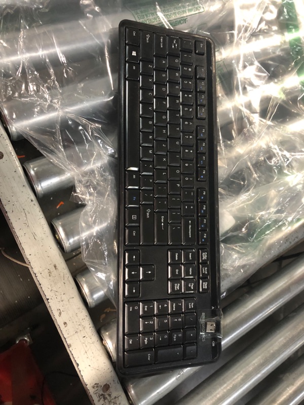 Photo 2 of Amazon Basics Wireless Keyboard-Quiet and Compact-US Layout (QWERTY)