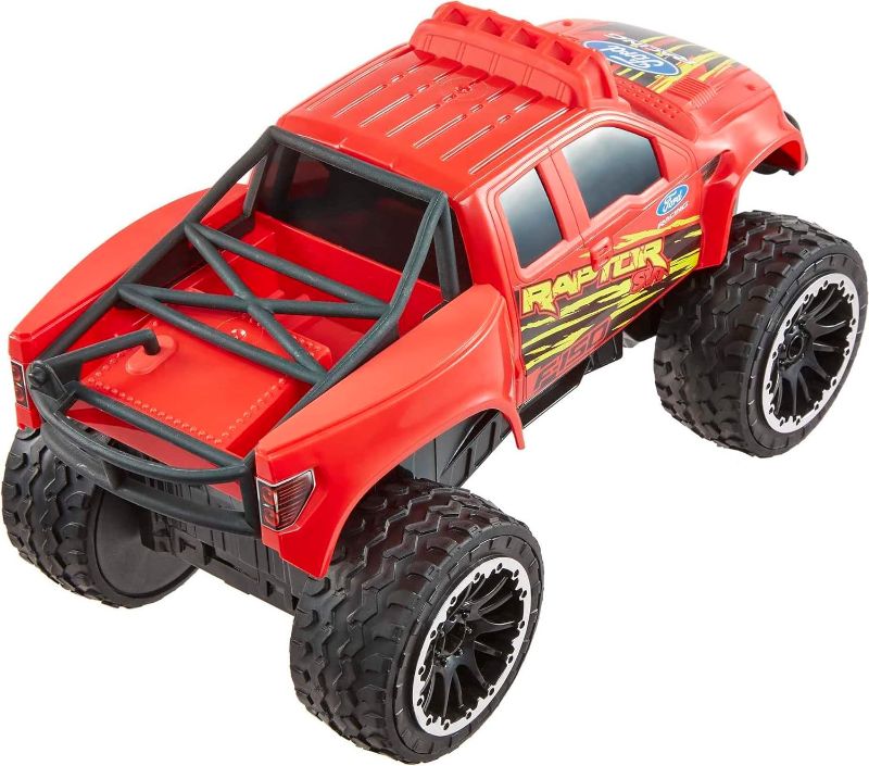 Photo 1 of ?Hot Wheels Remote Control Truck, Red Ford F-150 RC Vehicle With Full-Function Remote Control, Large Wheels & High-Performance Engine, 2.4 GHz With Range of 65 Feet