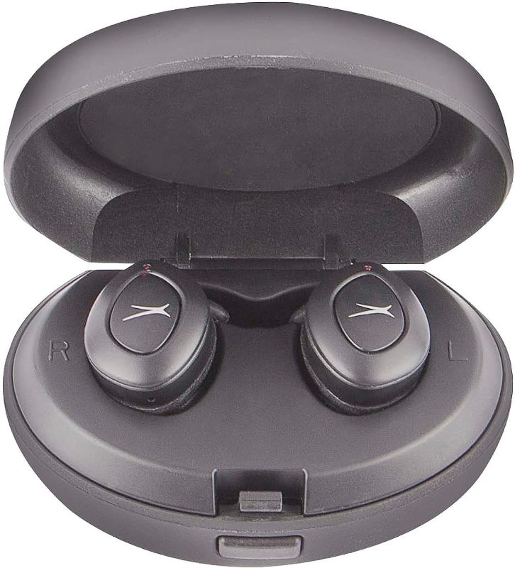 Photo 1 of Altec Lansing True Evo+ Truly Wireless Earphones, 4 Hours of Battery Life, Receive Up to 4 Charges on The Go, MZX659-BLK