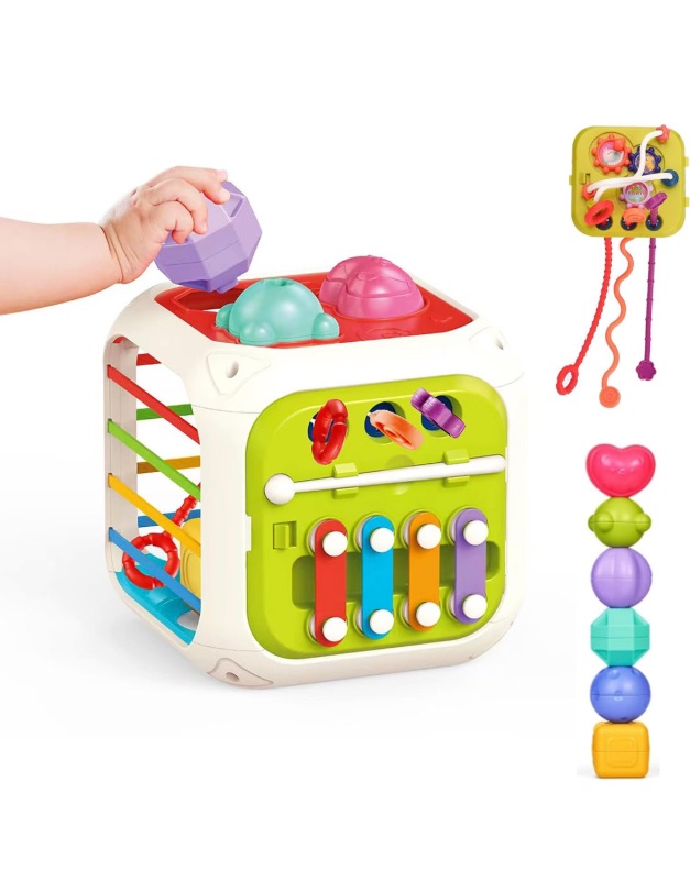 Photo 1 of ***STOCK PHOTO FOR REFERENCE ONLY***Battat – Sort & Stack Combo – 17-Piece Sensory 