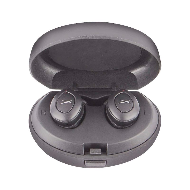 Photo 1 of Altec Lansing True Evo+ Truly Wireless Earphones, 4 Hours of Battery Life, Receive Up to 4 Charges on The Go, MZX659-BLK