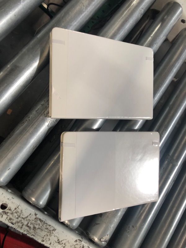Photo 1 of A5 Notepad Thick Hardcover Executive Notebooks - Premium Thick Paper - 240 Pages - Bookmarks, Elastic Closure, Back Pocket. White  (2 Pack)