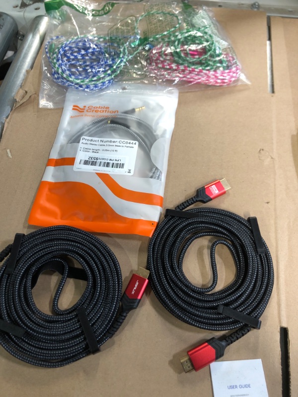 Photo 1 of ( no returns) Assorted Cable bundle