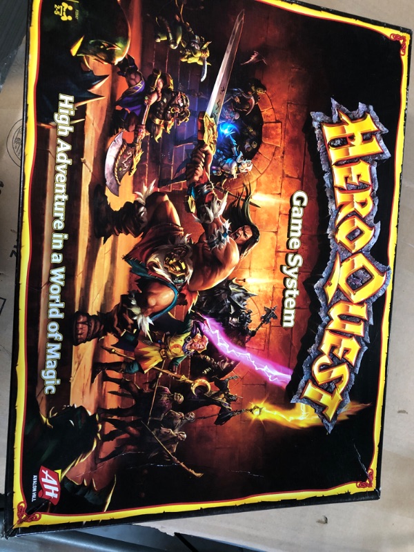 Photo 2 of **BOX IS DAMAGED BUT ITEM IS STILL IN GOOD CONDITION**
Hasbro Gaming Avalon Hill HeroQuest Game System Tabletop Board Game,Immersive Fantasy Dungeon Crawler Adventure Game for Ages 14 and Up,2-5 Players