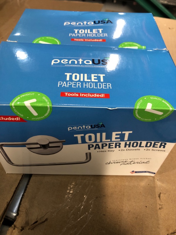 Photo 1 of (PACK OF 2)PentaUSA Toilet Paper Holder 