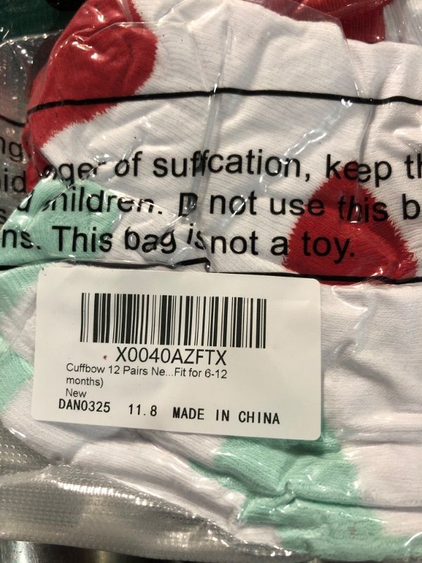 Photo 1 of Cuffbow Baby Boys Girls Grips Socks Infant Toddlers Kids Non Slip Warm Thick Cotton Ankle Crew Socks